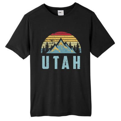 Utah Tee Retro Vintage Mountains Hiking Nature Tall Fusion ChromaSoft Performance T-Shirt