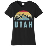 Utah Tee Retro Vintage Mountains Hiking Nature Women's T-Shirt