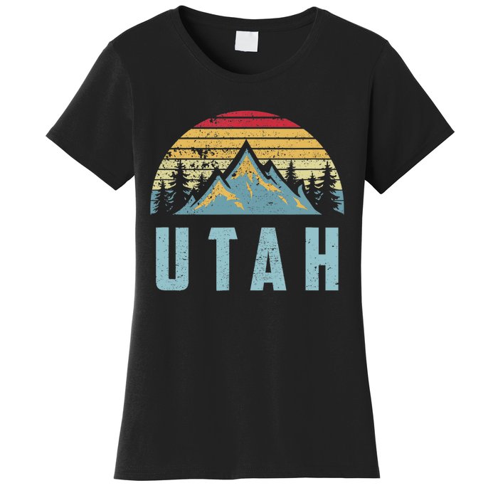 Utah Tee Retro Vintage Mountains Hiking Nature Women's T-Shirt