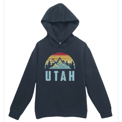 Utah Tee Retro Vintage Mountains Hiking Nature Urban Pullover Hoodie