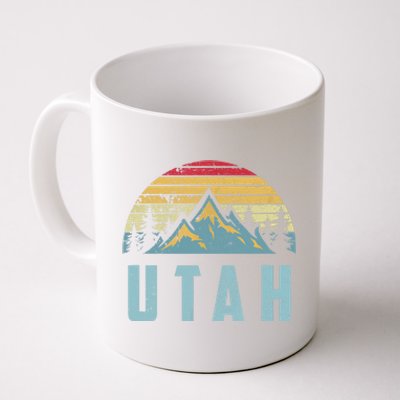 Utah Tee Retro Vintage Mountains Hiking Nature Coffee Mug