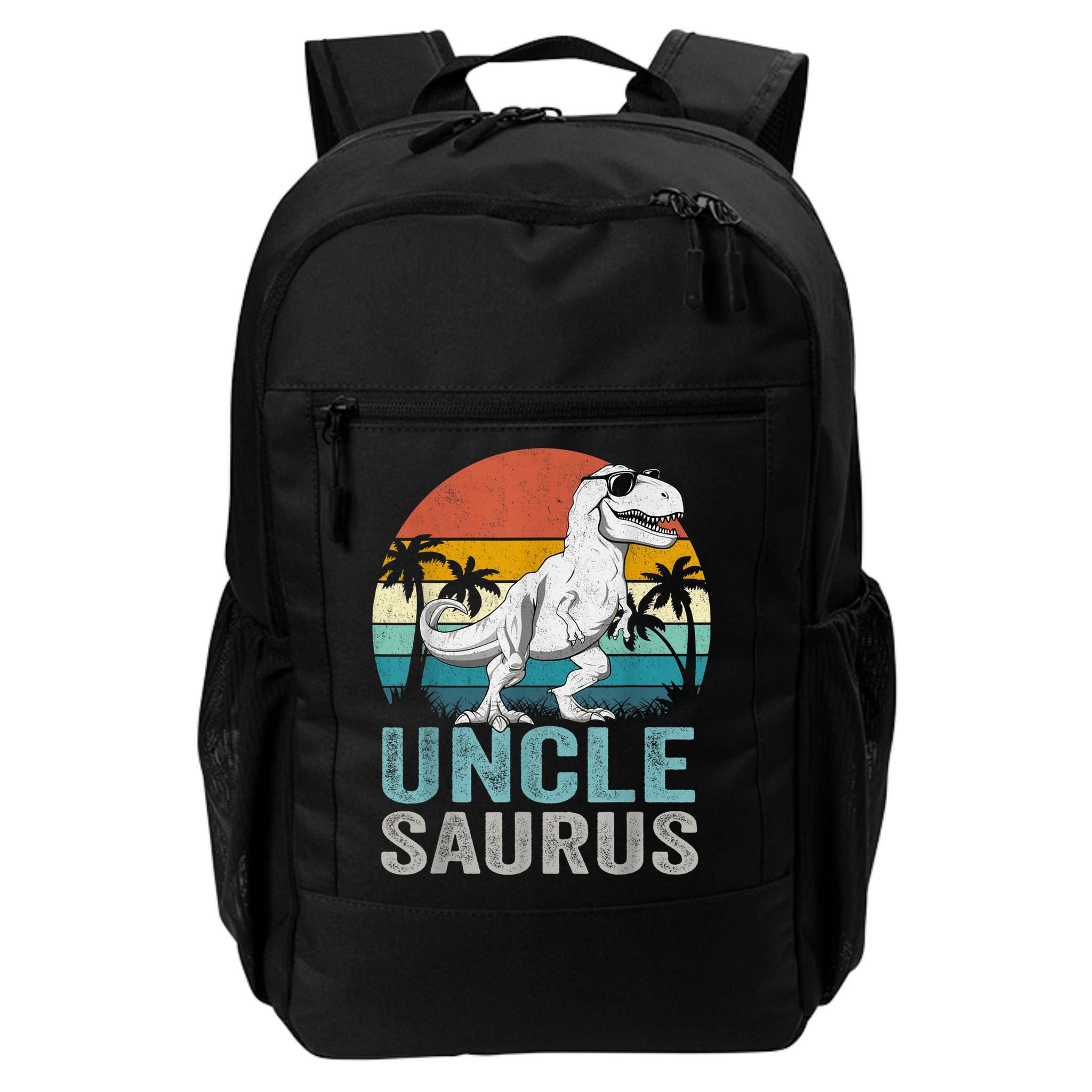 Unclesaurus T Rex Dinosaur Uncle Saurus Family Matching Backpack