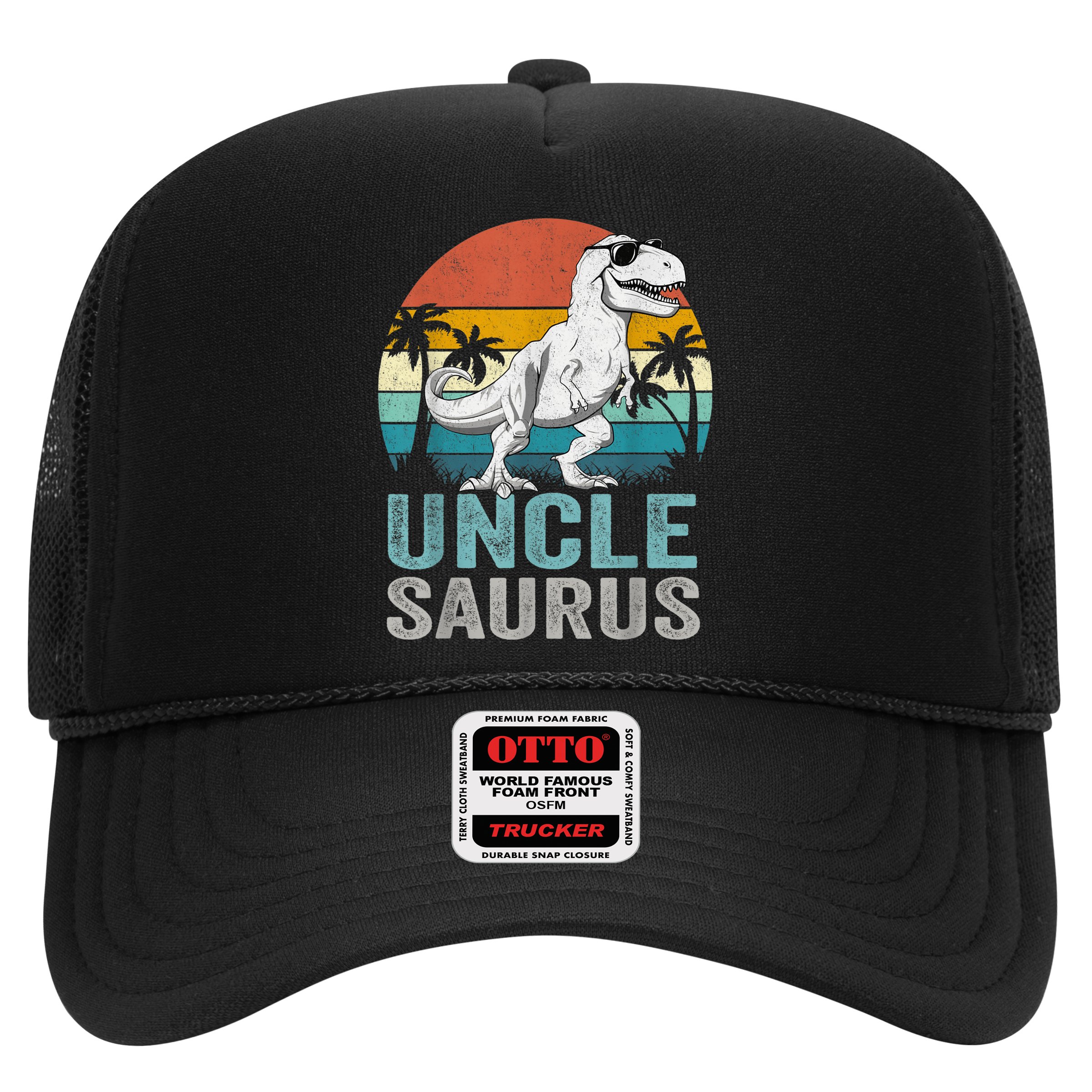 Unclesaurus T Rex Dinosaur Uncle Saurus Family Matching Hat
