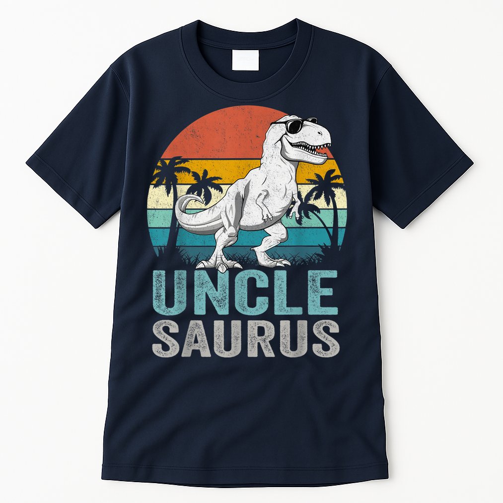 Unclesaurus T Rex Dinosaur Uncle Saurus Family Matching Tall T-Shirt