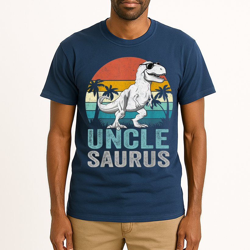 Unclesaurus T Rex Dinosaur Uncle Saurus Family Matching Tall T-Shirt