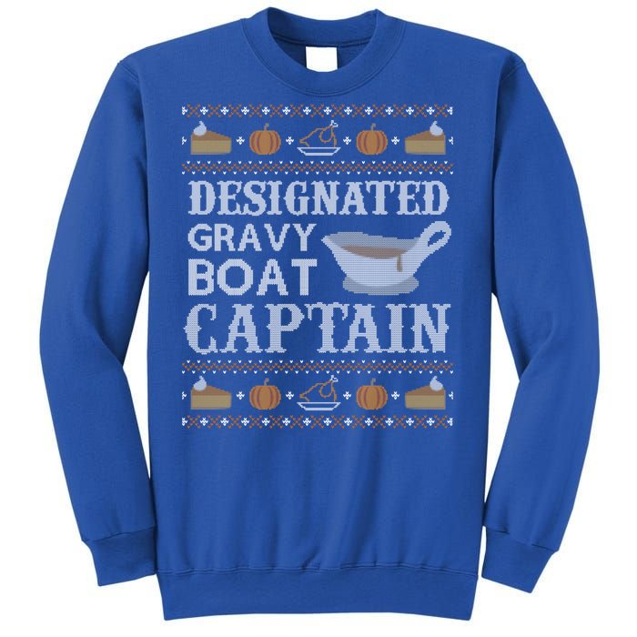 Ugly Thanksgiving Sweater Gravy Boat Captain Gift Sweatshirt