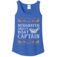 Ugly Thanksgiving Sweater Gravy Boat Captain Gift Ladies Essential Tank