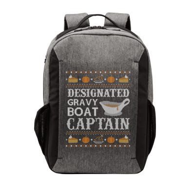 Ugly Thanksgiving Sweater Gravy Boat Captain Gift Vector Backpack