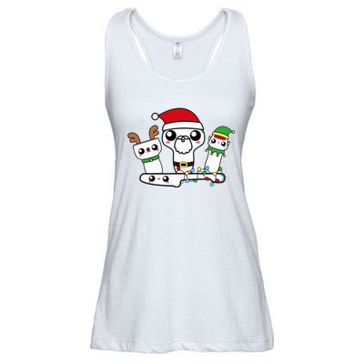 Ultrasound Tech Sonographer Radiology Sonography Christmas  Ladies Essential Flowy Tank