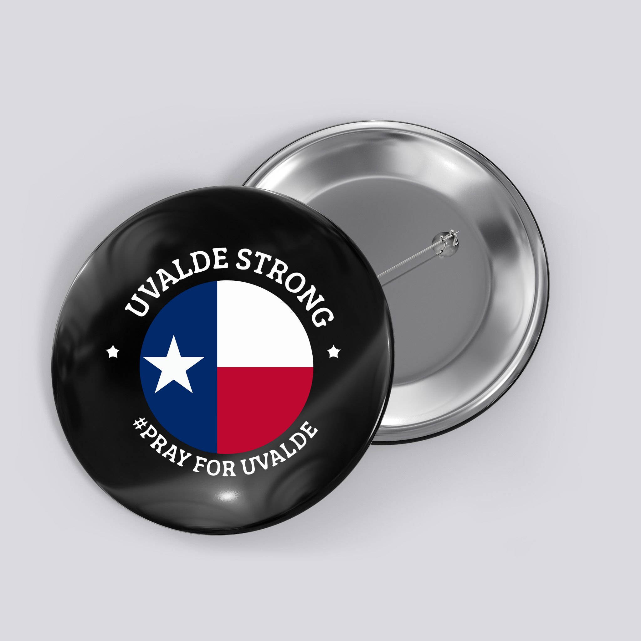 Uvalde Texas Strong Protect Kids Not Guns Button
