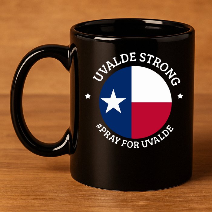 Uvalde Texas Strong Protect Kids Not Guns 11oz C Handle Ceramic Mug