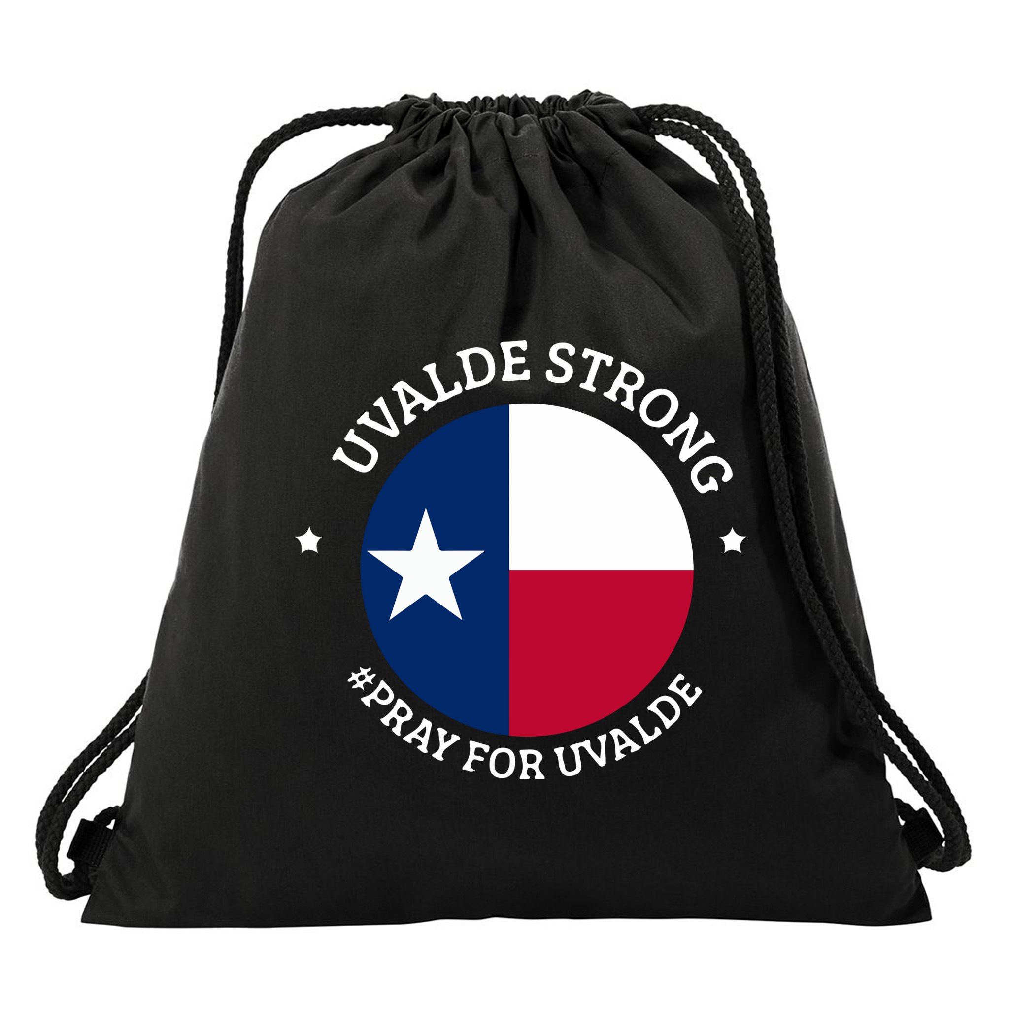 Uvalde Texas Strong Protect Kids Not Guns Drawstring Bag