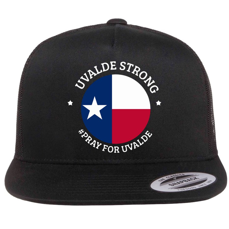 Uvalde Texas Strong Protect Kids Not Guns Flat Bill Trucker Hat