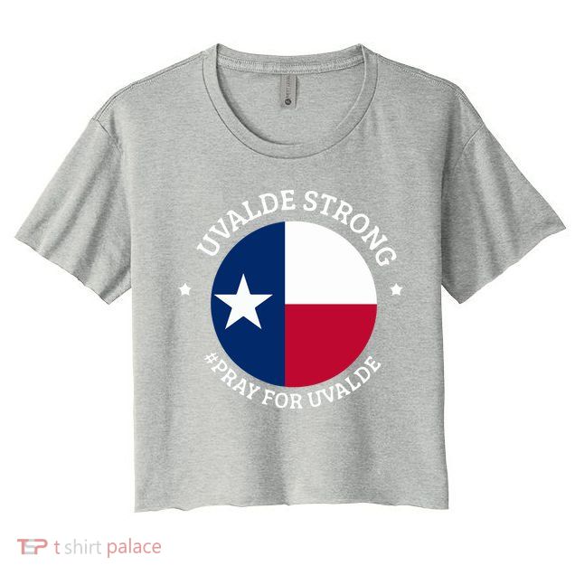 Uvalde Texas Strong Protect Kids Not Guns Crop Top