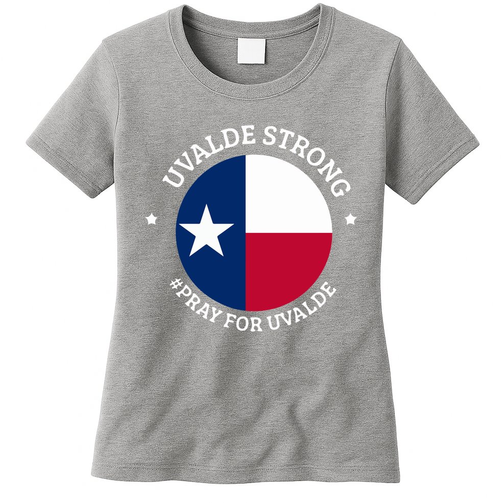 Uvalde Texas Strong Protect Kids Not Guns Womens T-Shirt