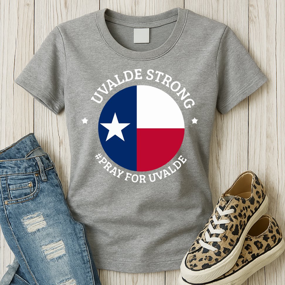 Uvalde Texas Strong Protect Kids Not Guns Womens T-Shirt