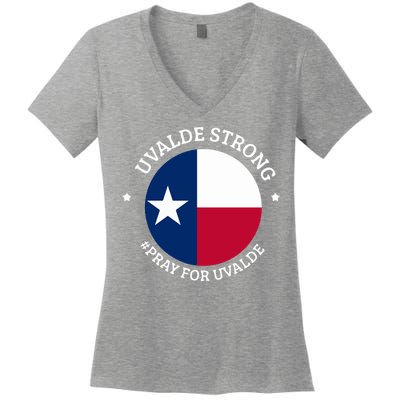 Uvalde Texas Strong Protect Kids Not Guns Women's V-Neck T-Shirt