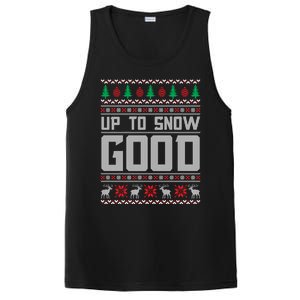 Up To Snow Good Ugly Christmas Funny Holiday Xmas Gift PosiCharge Competitor Tank