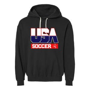 Usa Team Soccer American Garment-Dyed Fleece Hoodie