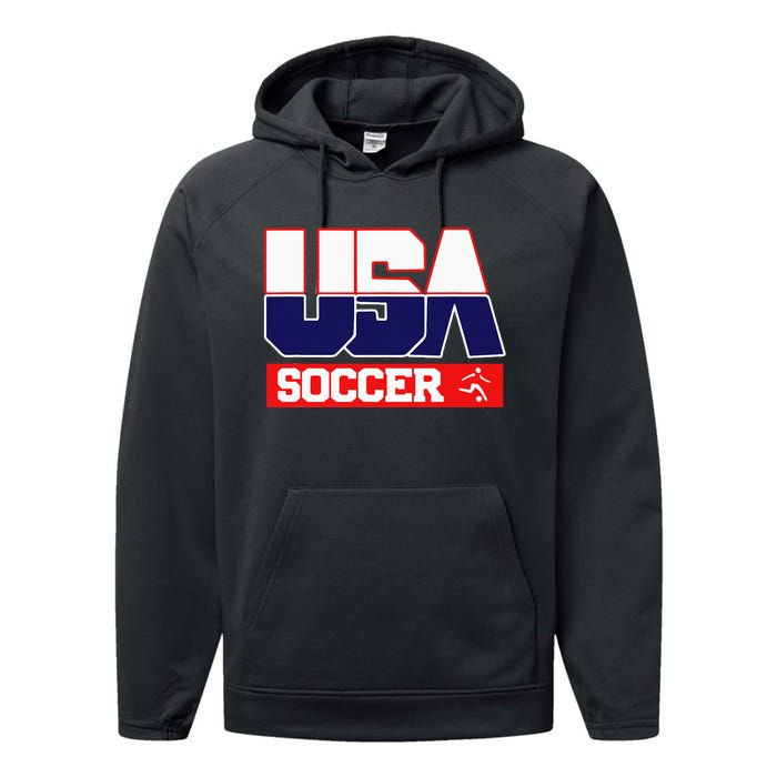 Usa Team Soccer American Performance Fleece Hoodie