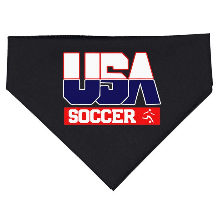 Usa Team Soccer American USA-Made Doggie Bandana