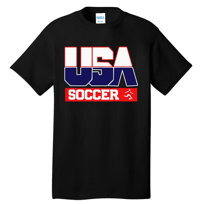 Usa Team Soccer American Tall T-Shirt