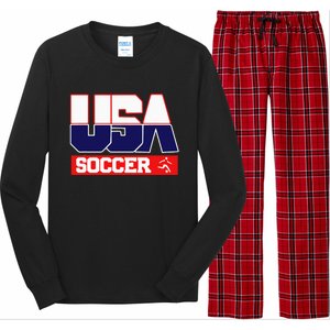 Usa Team Soccer American Long Sleeve Pajama Set