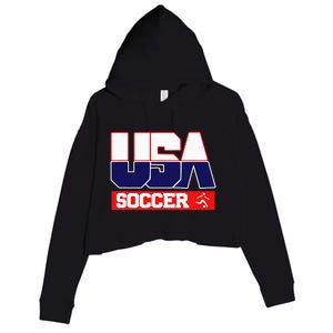 Usa Team Soccer American Crop Fleece Hoodie