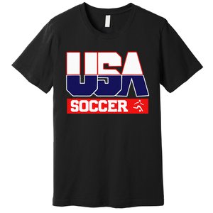 Usa Team Soccer American Premium T-Shirt