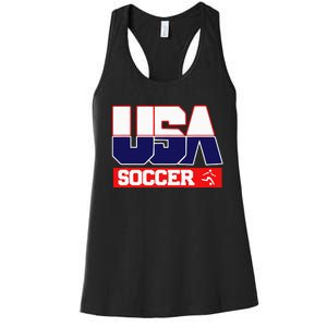 Usa Team Soccer American Women's Racerback Tank