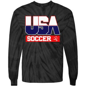 Usa Team Soccer American Tie-Dye Long Sleeve Shirt