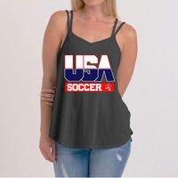 Usa Team Soccer American Women's Strappy Tank