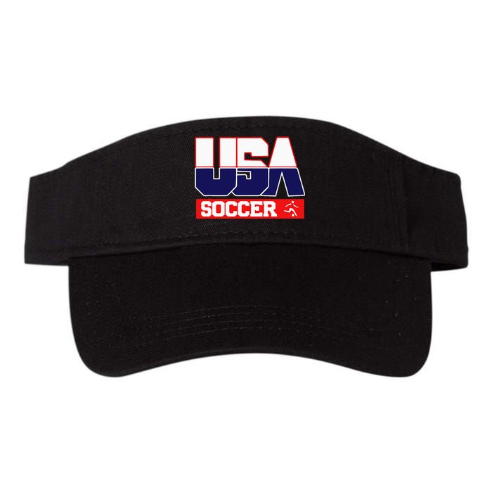 Usa Team Soccer American Valucap Bio-Washed Visor