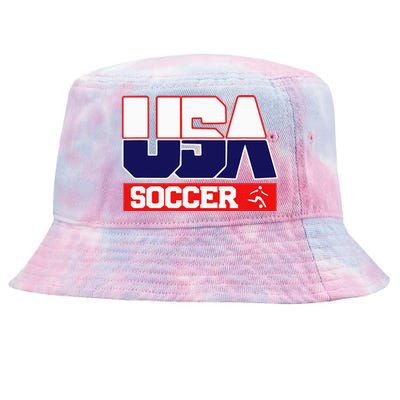 Usa Team Soccer American Tie-Dyed Bucket Hat