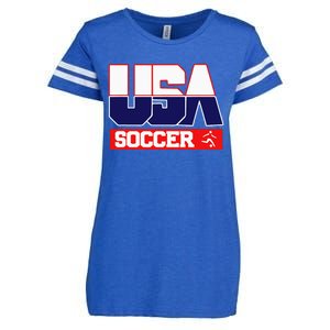 Usa Team Soccer American Enza Ladies Jersey Football T-Shirt