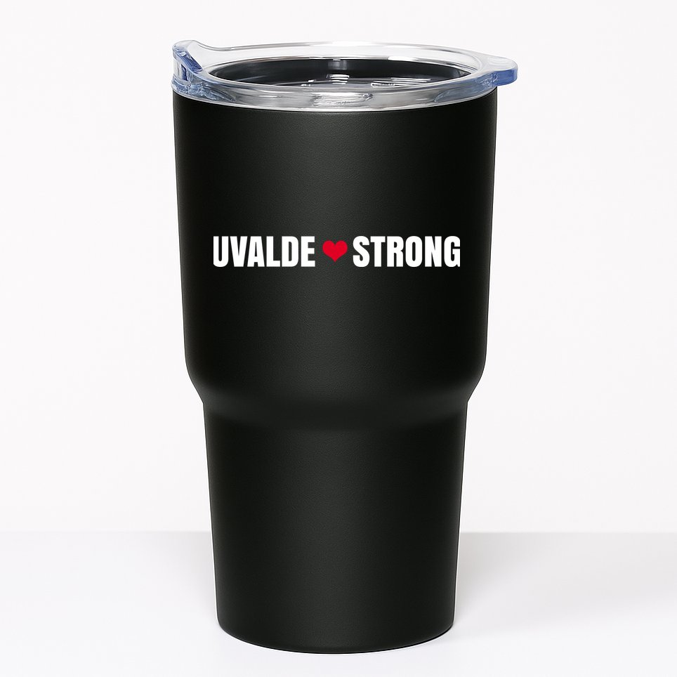 Uvalde Texas Strong Heart Tumbler