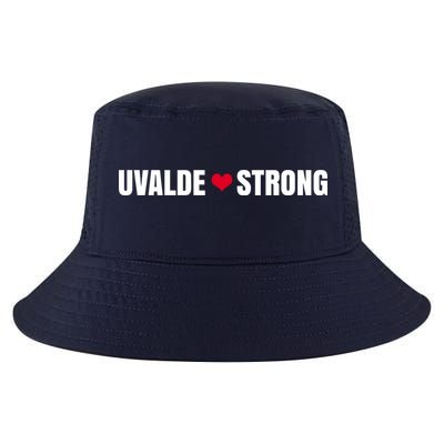 Uvalde Texas Strong Heart Cool Comfort Performance Bucket Hat