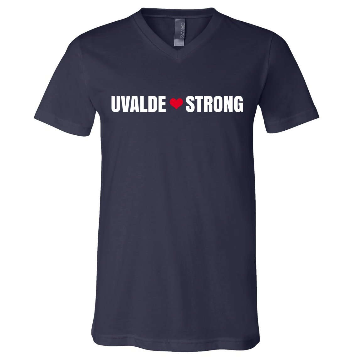 Uvalde Texas Strong Heart V-Neck T-Shirt