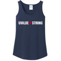 Uvalde Texas Strong Heart Ladies Essential Tank