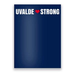 Uvalde Texas Strong Heart Poster