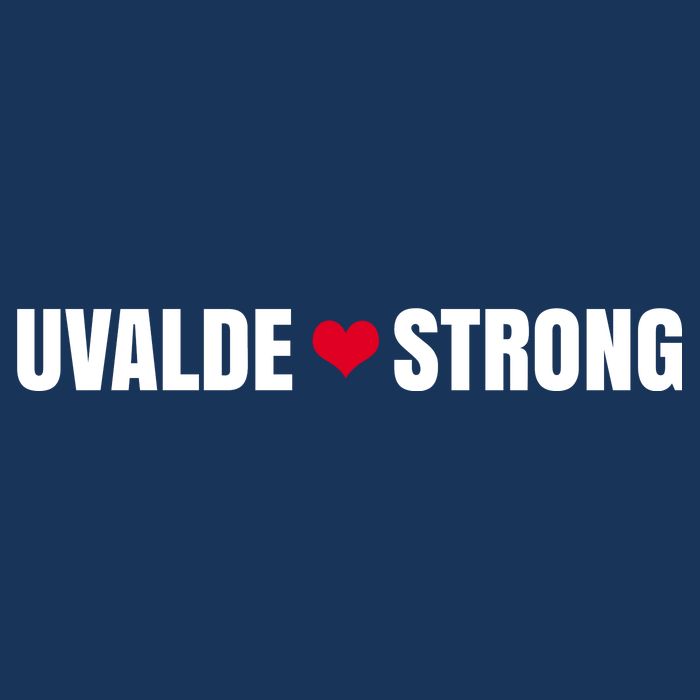 Uvalde Texas Strong Heart Tie-Dye T-Shirt