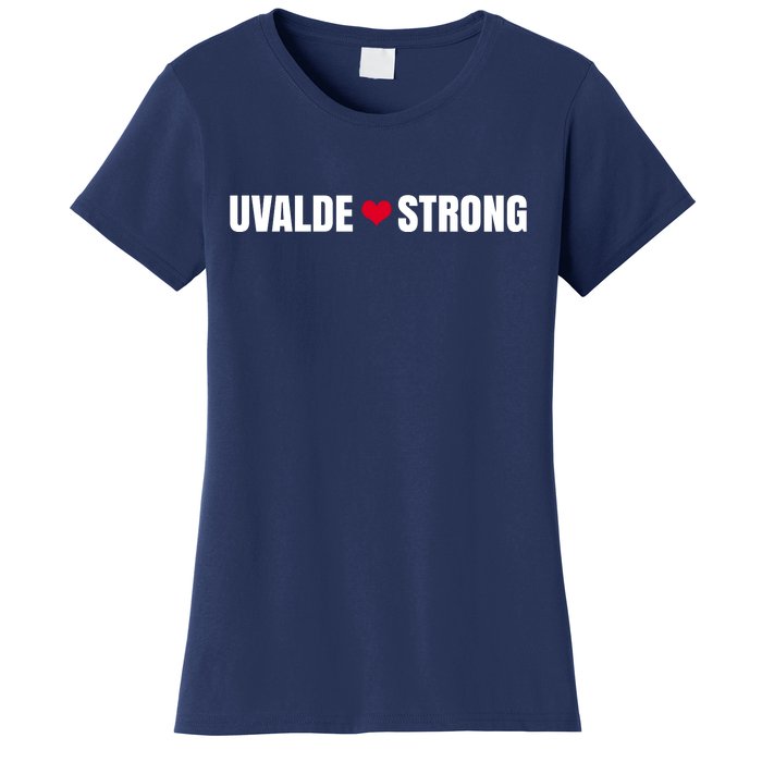 Uvalde Texas Strong Heart Women's T-Shirt