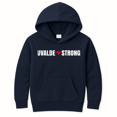 Uvalde Texas Strong Heart Kids Hoodie