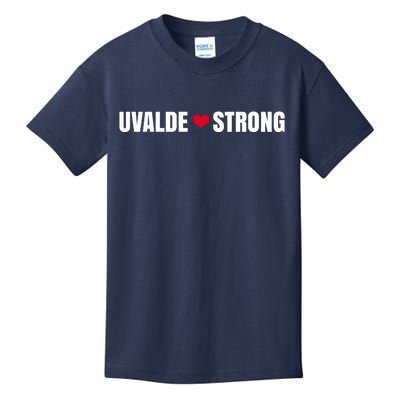 Uvalde Texas Strong Heart Kids T-Shirt