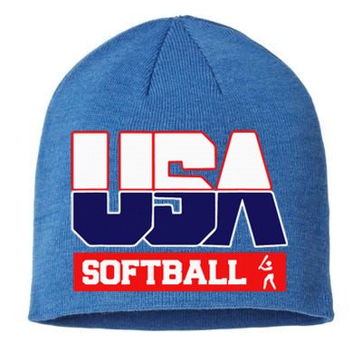 Usa Team Softball American Sports Sustainable Beanie