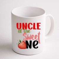 Uncle The Sweet One Strawberry Birthday Family Party Coffee Mug