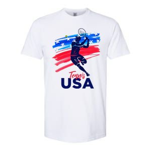 Usa Tennis Support The T.E.A.M. U.S.A Tennis Lover Softstyle CVC T-Shirt