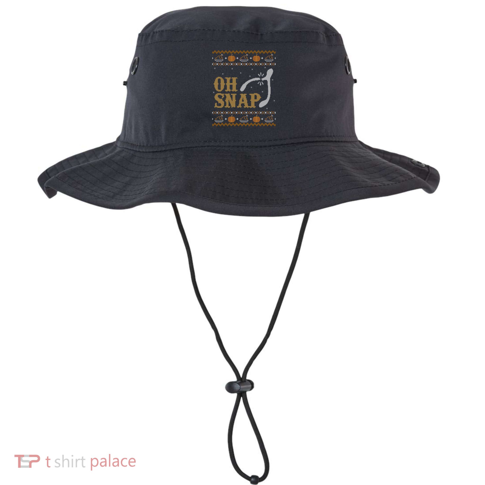 Ugly Thanksgiving Sweater Funny Oh Snap Wish Gift Bucket Hat