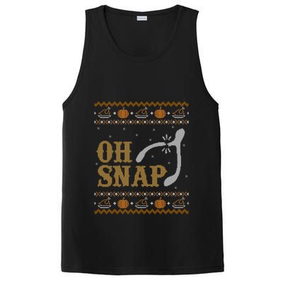 Ugly Thanksgiving Sweater Funny Oh Snap Wish Gift PosiCharge Competitor Tank