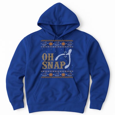 Ugly Thanksgiving Sweater Funny Oh Snap Wish Gift Hoodie